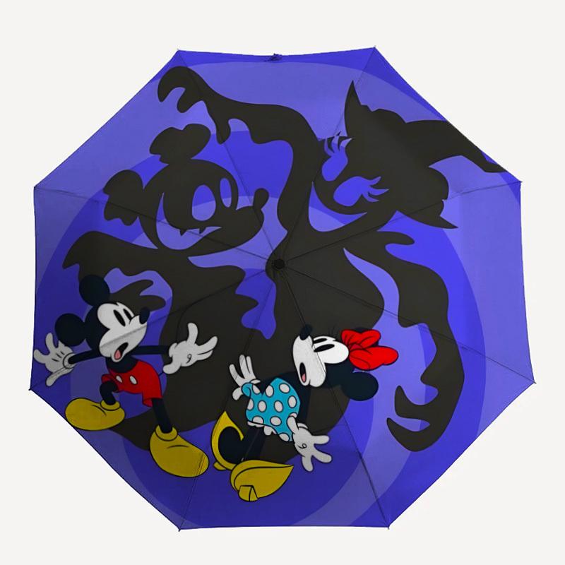 

1pc Mickey, Minnie Automatic Open/close Folding Umbrella, Compact Portable Travel Umbrella, Perfect Gift for FriendsCute Umbrella y250812053