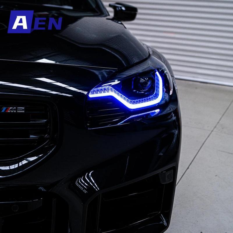 Car DRL Lemon Yellow Red For 2022 2023 BMW 2 series M2 LCI G42 G87 M240i CSL LED Blue Daytime Running Light Turn Signal Module