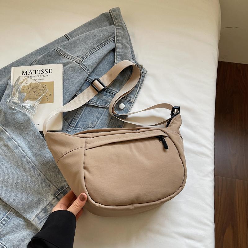 Hochwertige Crossbody-Ministasche, lässige ultraleichte Satteltasche, Schulter-Knödeltasche, Brusttasche