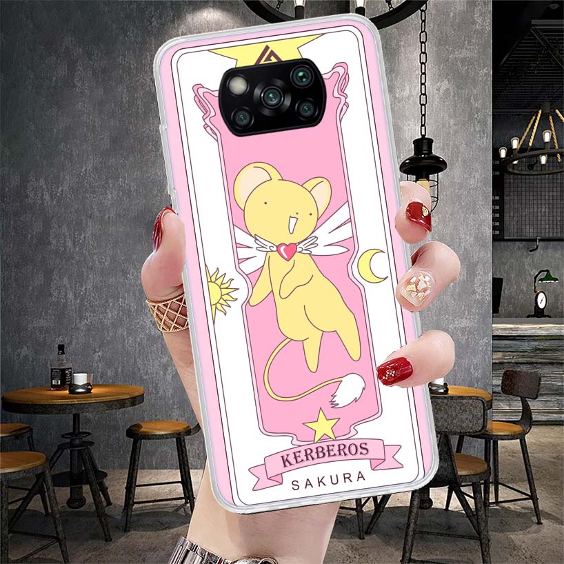 CardCaptor Sakura Anime Phone Case For Xiaomi Redmi 15C 15 13C 13 Poco X5 X6 X7 F7 Ultra M7 12C 12 10 10C 9C 9A 9T 9 Fundas Poco