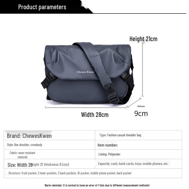 Men's Multi-functional Outdoor Sports Crossbody Chest Bag