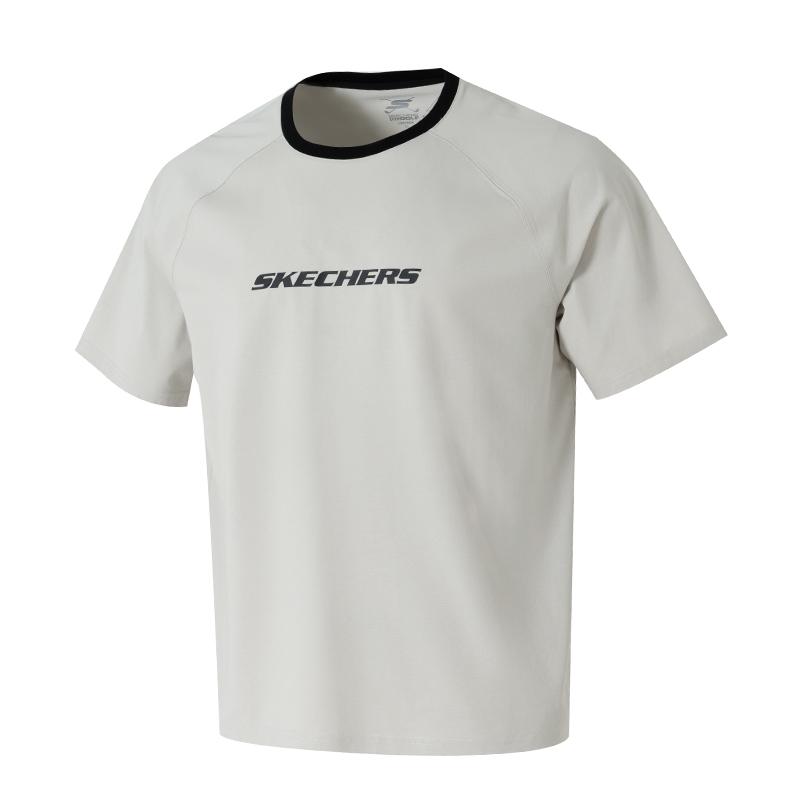 Skechers Sports Life Collection T Shirt Men's Gray/02VP P225U118-02VP