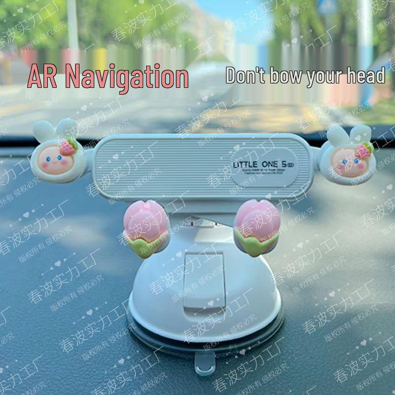 

2025 Mobile Phone Holder for Car Dashboard - Suction Cup Mount for Female Drivers