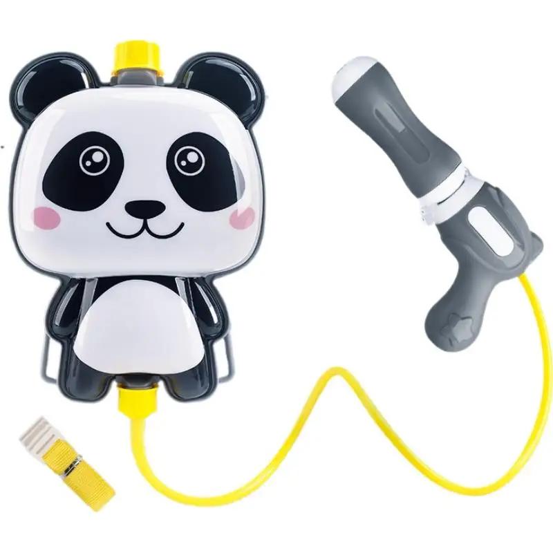 

High Quality Plastic Water Toy Lightweight Safe Panda Easy Adorable Train Cartoon Coordination Backpack Animal Shapes Opera J6A3