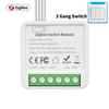 Tuya Zigbee Mini Smart Switch Module 10A 2/3/4 Gang 2-way Control Timing DIY Automation Breaker Smart Home For Alexa Google Home