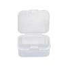 Transparent Plastic Storage Box with Lid for Small Parts and Portable Sundries