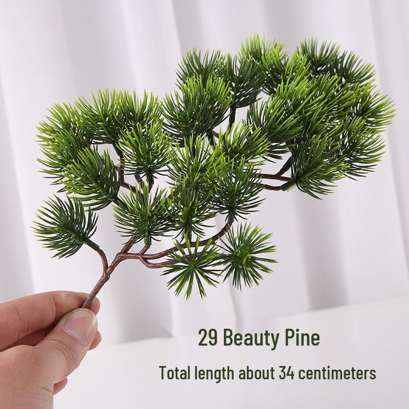 Pine Needle Juniper Artificial Bonsai with Dried and Plastic Pine Leaves
