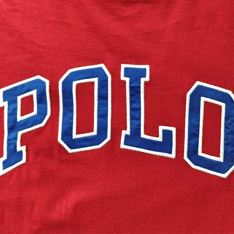Polo Ralph Lauren Logo Letter Print Crew Neck Short Sleeve T-Shirt Men Tops Red 710791101-004