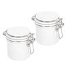 2pcs Eyelash Glue Storage Jar Sealing Buckle Large Capacity Glue Storage Container for Eyelash Extension 200ml