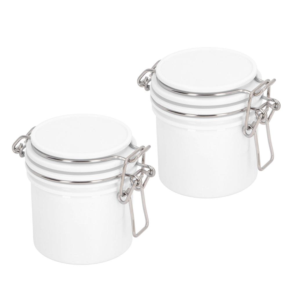 2pcs Eyelash Glue Storage Jar Sealing Buckle Large Capacity Glue Storage Container for Eyelash Extension 200ml