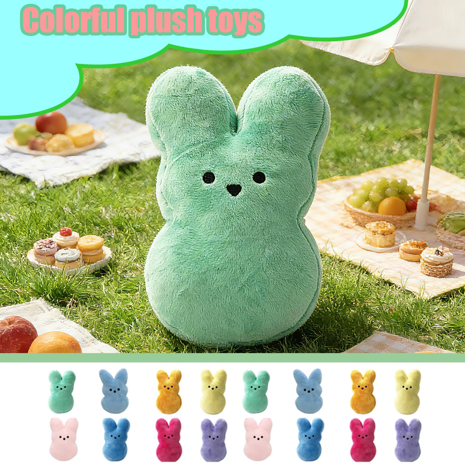 Cute Bunny Plush Toys,Easter Basket Stuffers Toys For Kids,Bunny Stuffed Animals,Easter Party Favors Gift For Girls Boys One Size