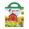 Educational Jelly Sticker Books Reusable Scene Quiet Stickers  Early Education Gifts