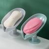 Bathroom Supplies Bathroom Shower Soap Holder Leaf Shape Soap Box Drain Soap Holder Box  Sponge Storage Plate Tray Bathroom Gadg