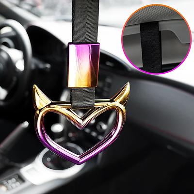 1 Pz Maniglia Treno Autobus Cinghia da Polso Ciondolo Drift Cinghia Drift Accessori Auto Car Styling Cinghie a Cuore per Auto Gancio di Traino Anteriore