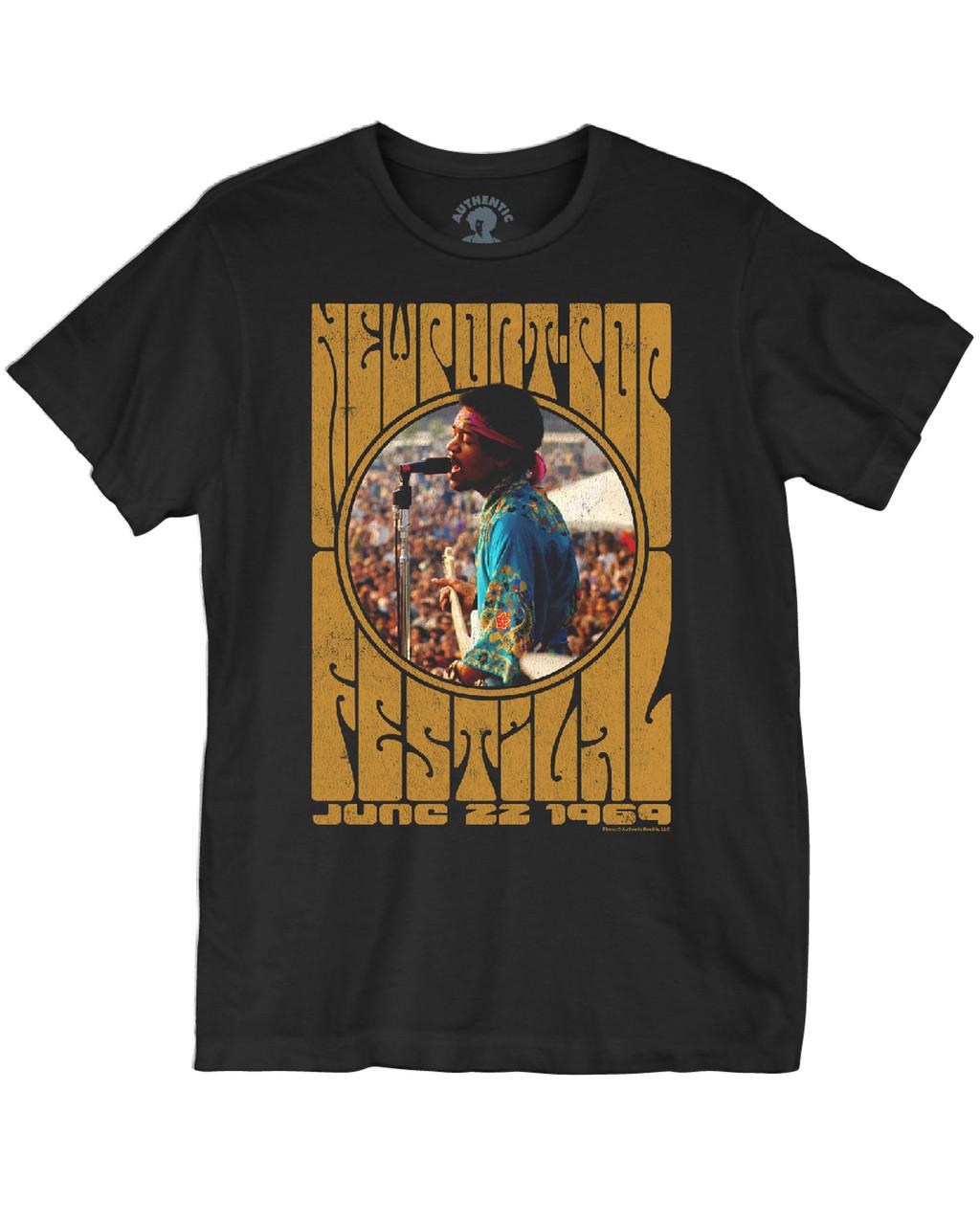 New Jimi Hendrix Rainbow Cotton Black S-234XL Shirt S