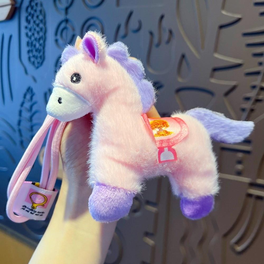 Yuanbao Pony Pendant Mascot Dolls Chinese New Year Gift Cartoon Steed Doll Year of Horse