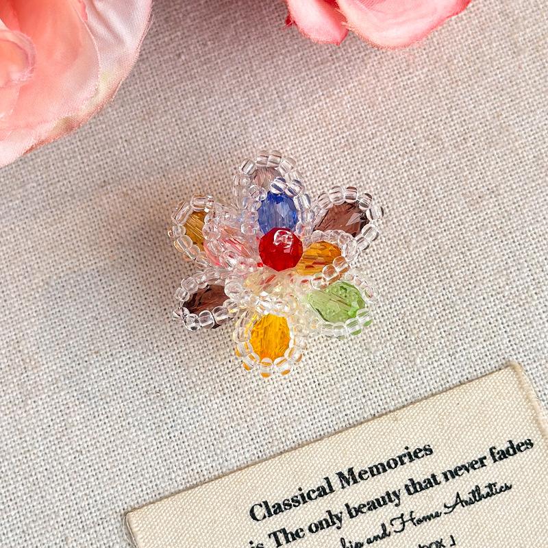 Shoe Decorations Imitation Pearl Colorful Flower Handmade DIY Beaded Shoe Buckle Shoes Decorative Accessories 2026 Fashion New
