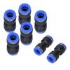 50Pcs Straight Pneumatic Connector Push To Connect Fittings for PU10 Air Tube