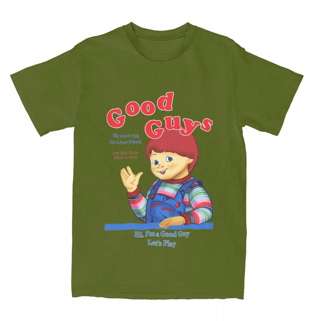 Alle Jahreszeiten Männer Frauen Gute Jungs Chucky Hemd Outfit T-shirt Kleidung Vintage T Shirt