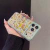 Korean Style Glitter Bear Phone Case for iPhone 16/17/15 Pro Max