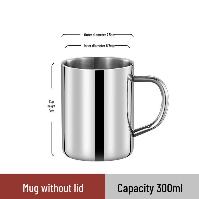 304 Stainless Steel Insulated Mug with Lid