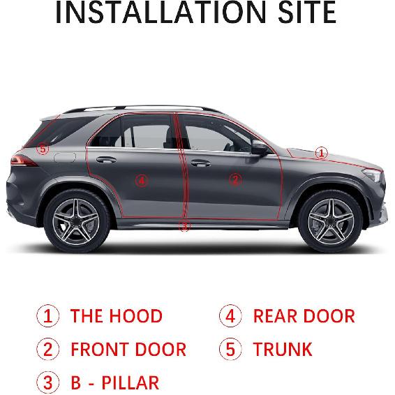 13Ft Automotive Weather Stripping,Super Flexible Z-Shaped Rubber Seal Strip For Reducing Noise & Dust,360° Perfectly Fit Car Weather Stripping Fits