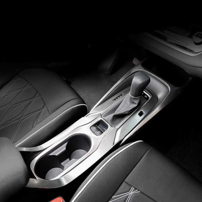 For Toyota Corolla E210 -   2024 Car Central Console Water Cup Holder Placement Trim Cover Frame Strips Stickers