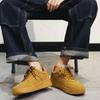 Men Low‑top White Skate Sneakers Casual Shoes for Male Students