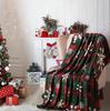 Weihnachts-Plaid-Fleece-Decke mit Schnee-Design Kuschelig für Zuhause, Reise, Party, täglichen Gebrauch, Geschenkidee für die Feiertage