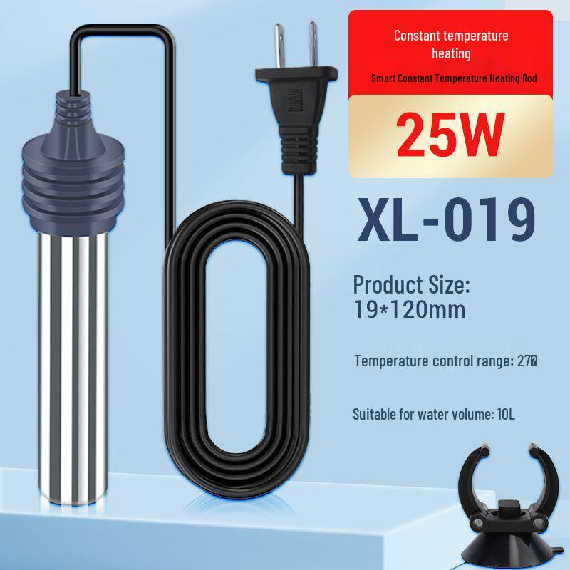 

Ультракороткий нагрівач з нержавіючої сталі з автоматичним регулюванням температури для акваріумів і тераріумів для черепах 304