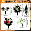 Outdoor Decorations - Glow in The Dark Skeleton Silhouette Lawn Signs  for Halloween Lawn Garden Front Yard Decorations Outside