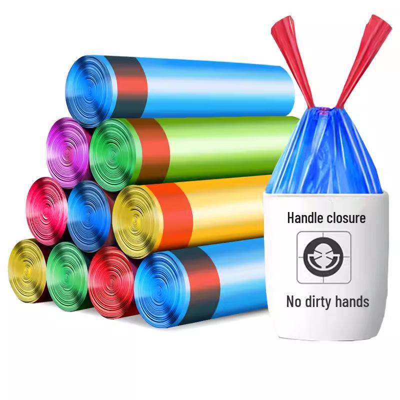 Departamento del Hogar Bolsas de Basura de Cocina con Cordón Gruesas - Desechables para Uso Doméstico