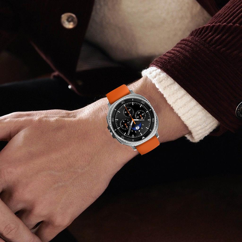 Magnetický řemínek pro Samsung Galaxy Watch 8 Classic 46mm Silikonový Sportovní Prodyšný Correa Náramek Galaxy Watch 8 44mm 40mm Řemínek