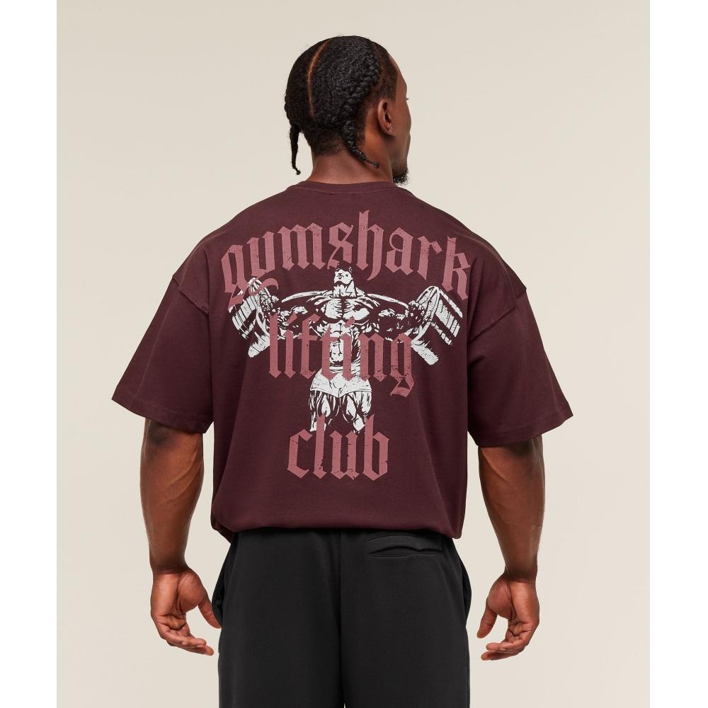 Gymshark LifTing Club T shirT Rich Maroon reseT Pink A1c8b Rb67