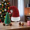 Christmas Hat Tree Top Star Sequin Decoration Festive Atmosphere Xmas Hat Tree Topper Holiday