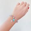 Korean Cartoon Rabbit Glass Beaded Adjustable Bracelet for Women Fashion Flower Starfish Dolphin Bracelets Jewelry Accessories
