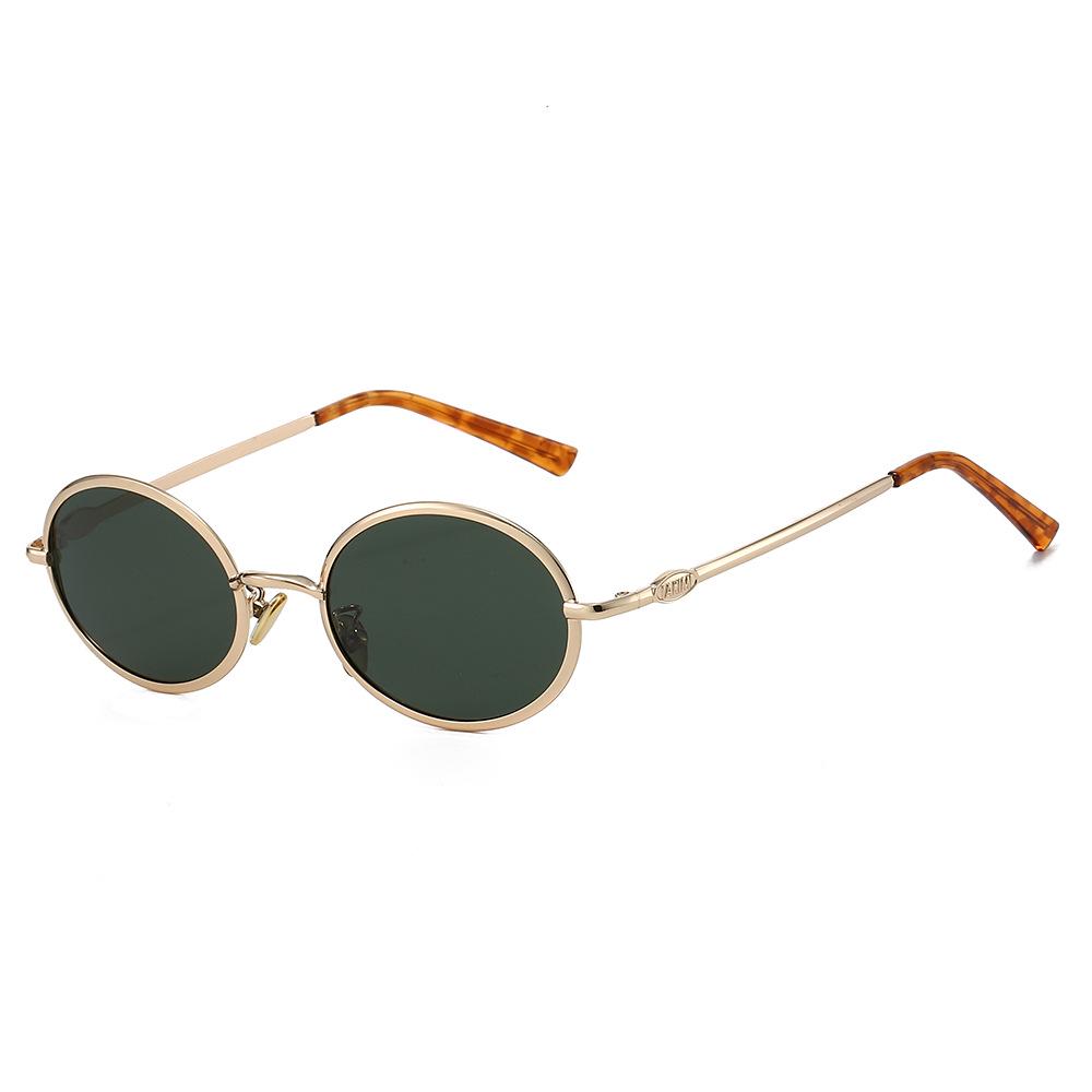 Song Yuqi Inspired Old Money Oval Sunglasses: Y2K Sweet Girl, High-End Polarized, Fashionable Street Style for Women.