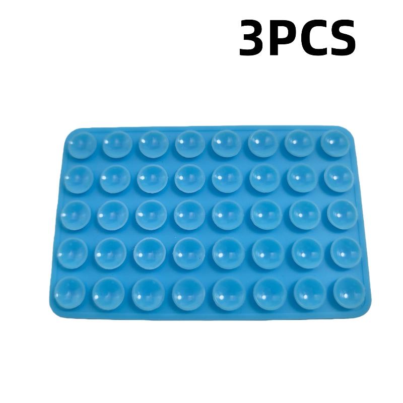 1/3Pcs Mobile Phone Silicone Sucker Pad Double Sided 40 Suction Cup Phone Holder Detachable Anti-slip Fixture