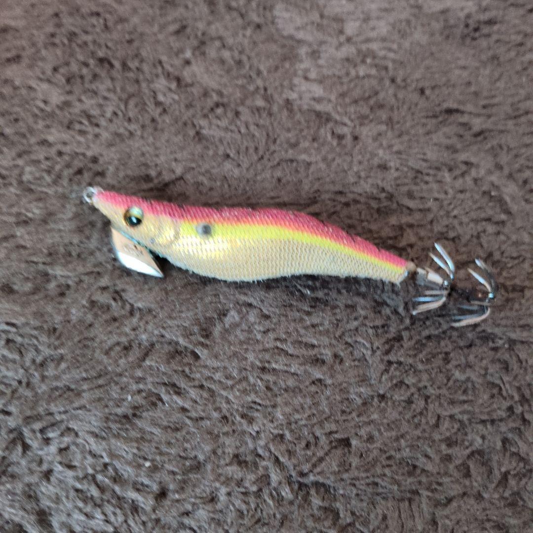Used Egi bait tree pink yellow fishing gear
