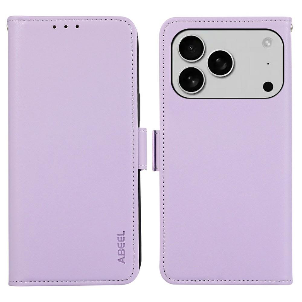 ABEEL For iPhone 17 Pro Max Case Leather Phone Cover with RFID Blocking Wallet