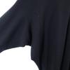 HELMUT LANG wool Long sleeve V-neck knit one piece S black Women Used