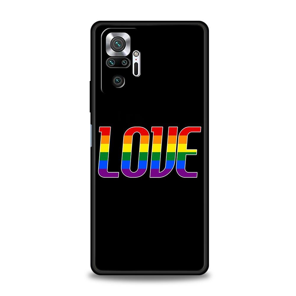 

Gay Lesbian LGBT Rainbow Pride ART Phone Case For Xiaomi Redmi Note 12 11 10 9 9T 8 7 9s Pro Plus K50 K40 Gaming 10C 9C 9A Cover Redmi K50 Gaming
