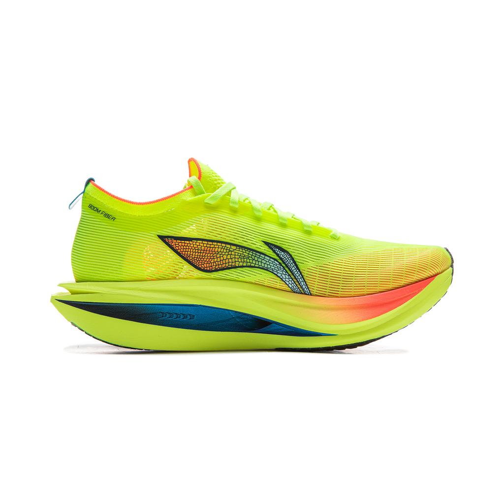 Li Ning Feidian 5 Elite Ultra Light Technology Carbon Plate Running Shoes Men Sneakers Green ARMV003-18