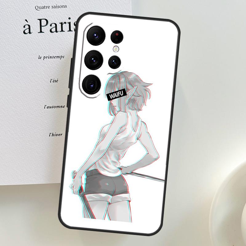 Sugoi Senpai Anime Waifu Sexy Girl Case For Samsung Galaxy S26 Ultra S25 S24 S23 S22 S21 S10 Plus S20 FE S25 Ultra Phone Cover