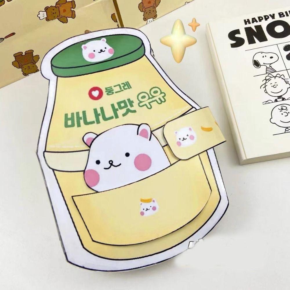 Sticker Book Hamster Banana Milk Quiet Book Beanie Book Material Pack Hamster Quiet Book Children