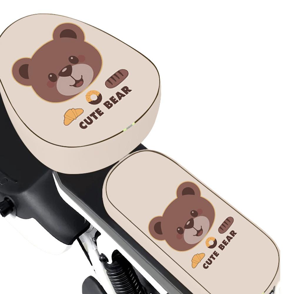 Cartoon Print Electric Bike Seat Cover Waterproof Seat Cushion Cover Electric Scooter
