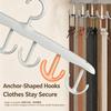 12-Hook Rotating Hanger – Space-Saving Closet Organizer for Ties, Belts, Underwear, Skirts | Portable Home & Dorm Storage