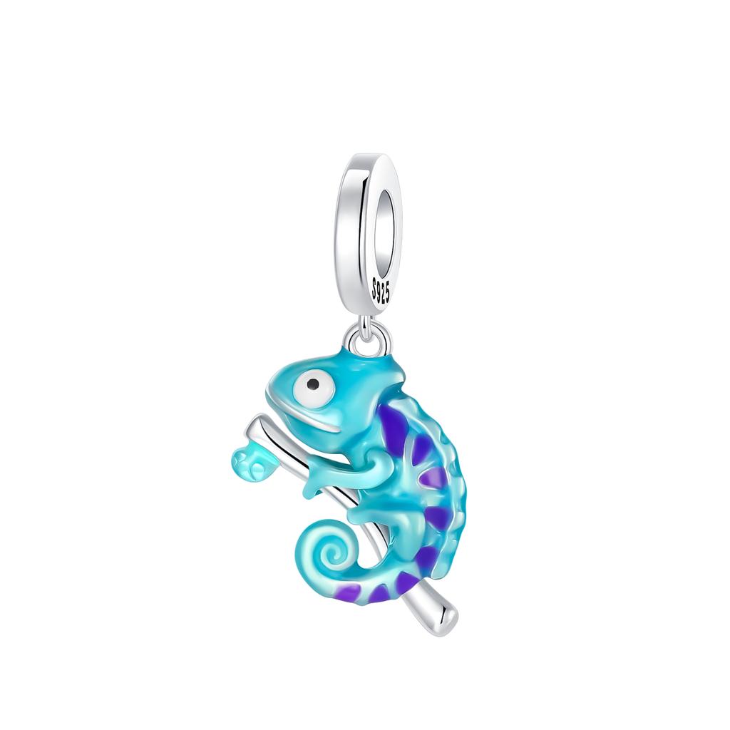 Derniers Charms Bleus en Cuivre Artisanal Original Cœur de Paume de la Sainte Vierge Motif Chat Charms Pendentifs Adaptés Bracelet Collier Bijoux Faits Main Cadeau
