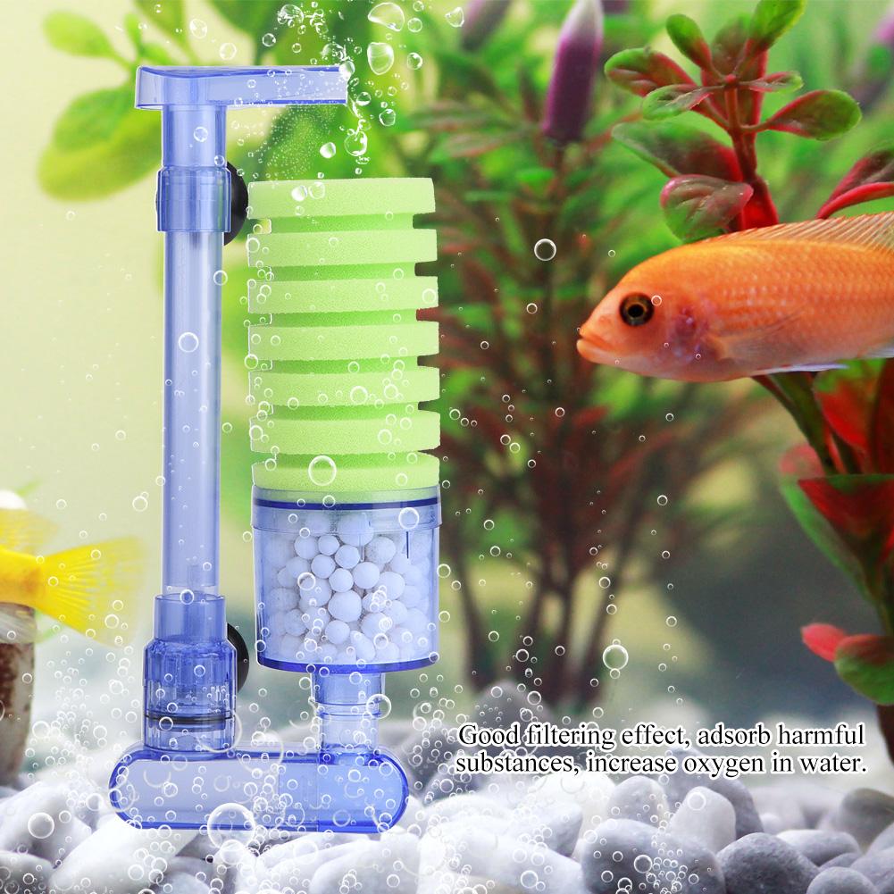 Aquarium Filter Air pump Sponge Biochemical Oxygen Pump for Mini Fish Tank Supplies(XY 2881)