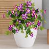 Yousheng Artificial Flower Cascading Green Leaves Plant Realistic No-Wilt Decorative Bloom Bright Color Fake Flower Indoor Outdoor Home Wedding Party